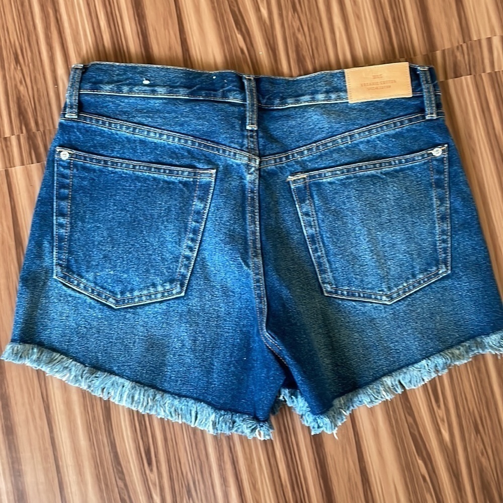MANGO Organic Cotton Jean Shorts Size 8 - Picture 4 of 9